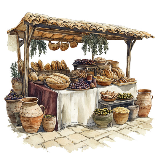 Roman Empire Fabric Panel 3