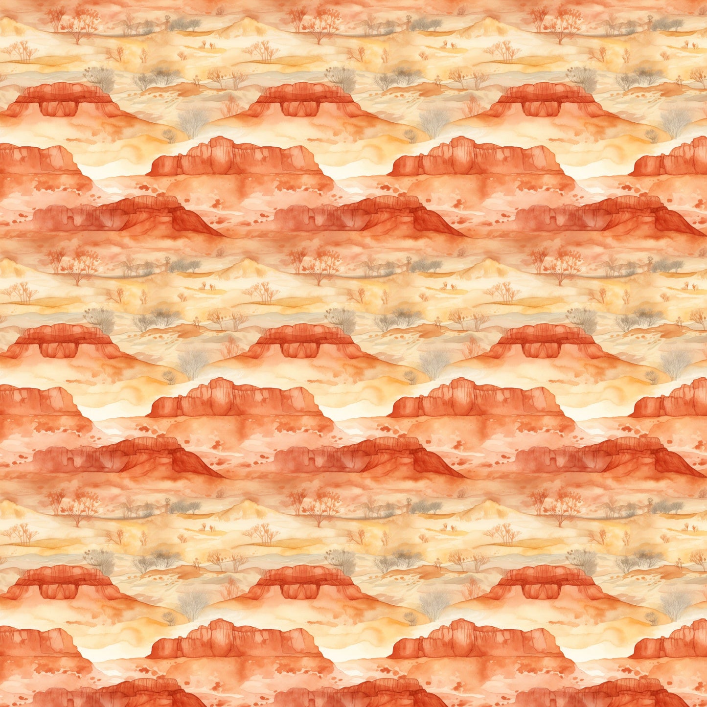 Desert Sunrise Pattern 1 Quilting Cotton Fabric
