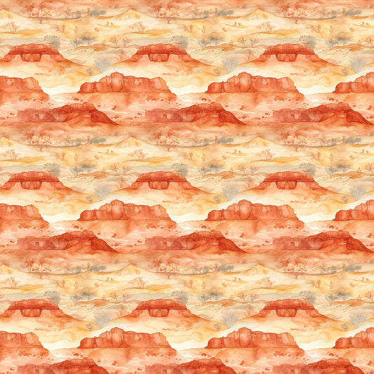 Desert Sunrise Pattern 1 Quilting Cotton Fabric