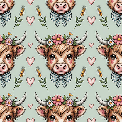 Gingham Grazers Pattern 14 Minky Fabric
