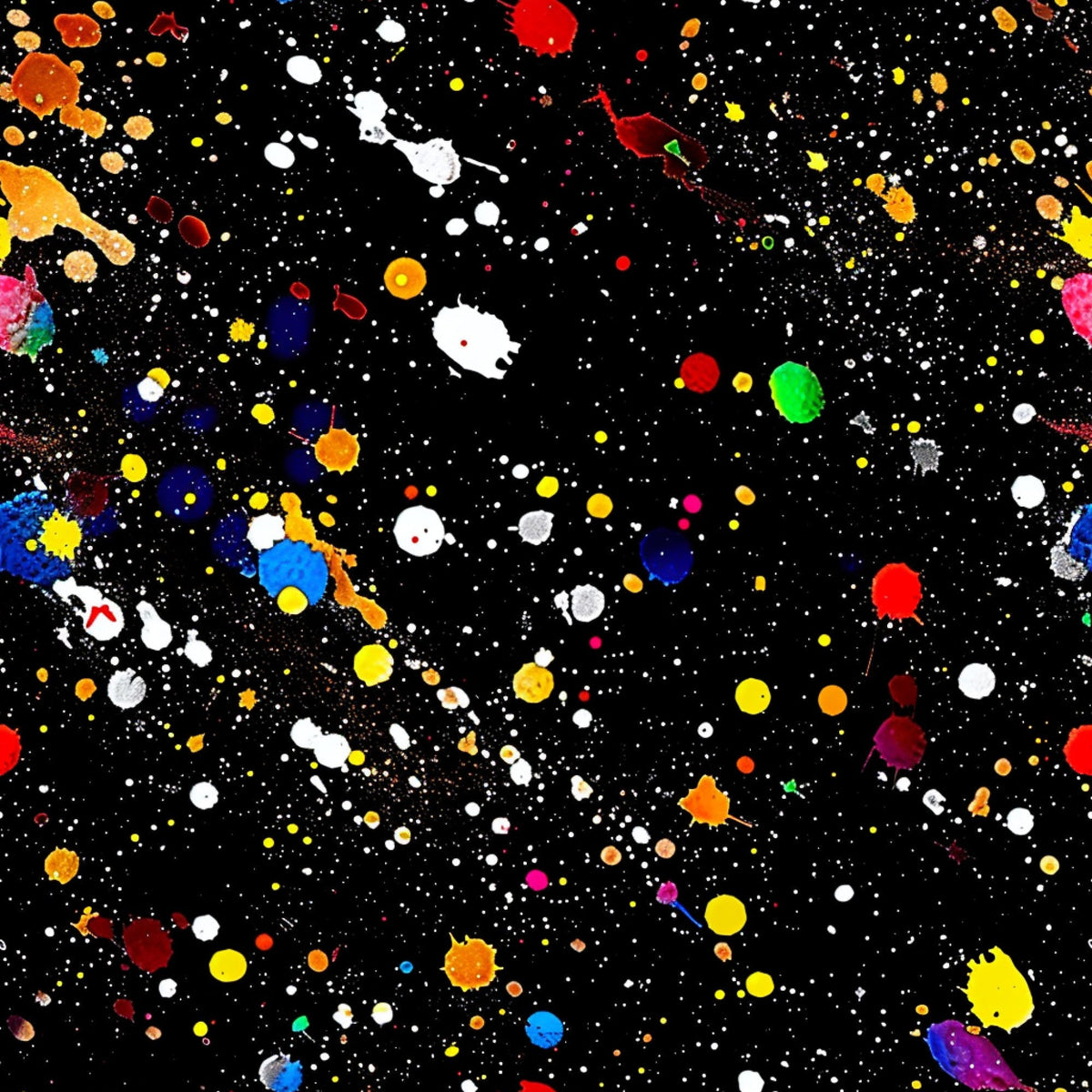 Midnight Confetti Pattern 10 Minky Fabric