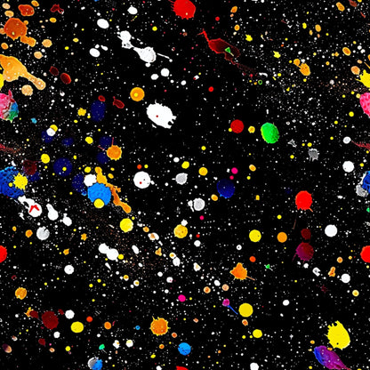 Midnight Confetti Pattern 10 Minky Fabric