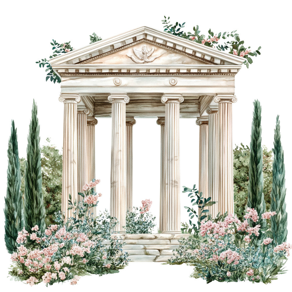 Ancient Greece Fabric Panel 31