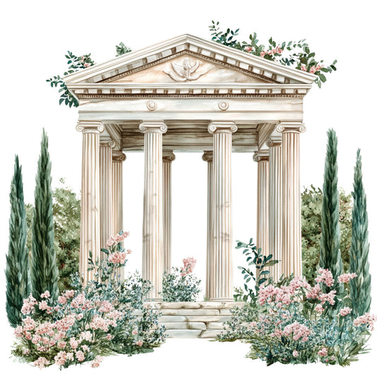 Ancient Greece Fabric Panel 31