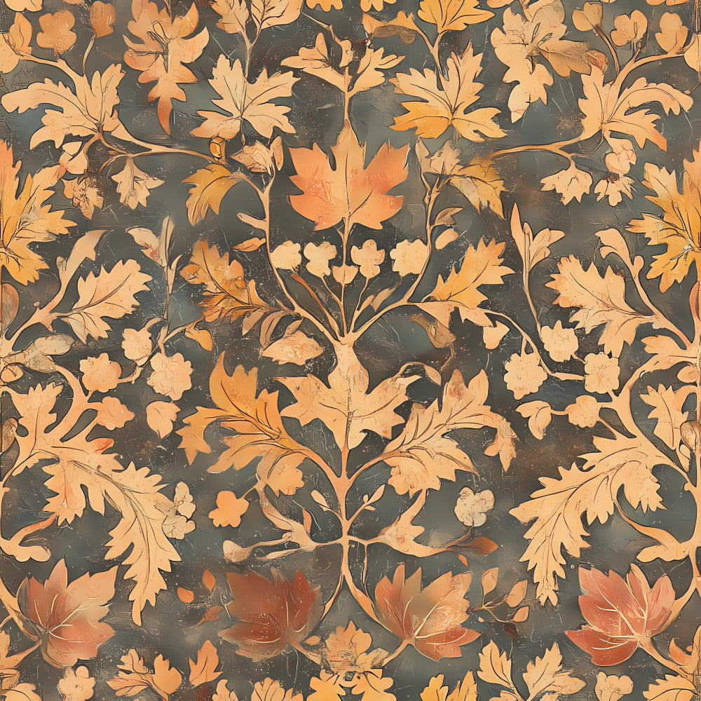 Midnight Harvest Garden Pattern 17 Minky Fabric