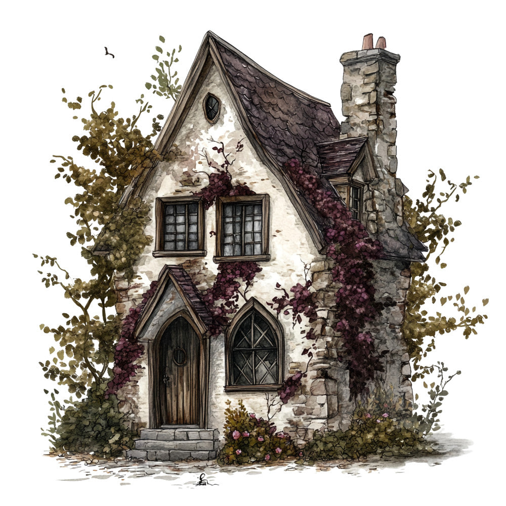 Gothic Cottage Fabric Panel 27