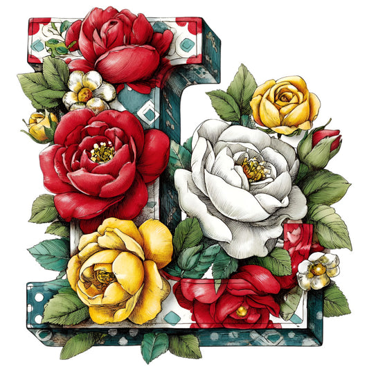 Wedding Alphabet Fabric Panel 19