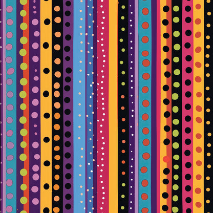 Confetti Parade Pattern 6 Minky Fabric
