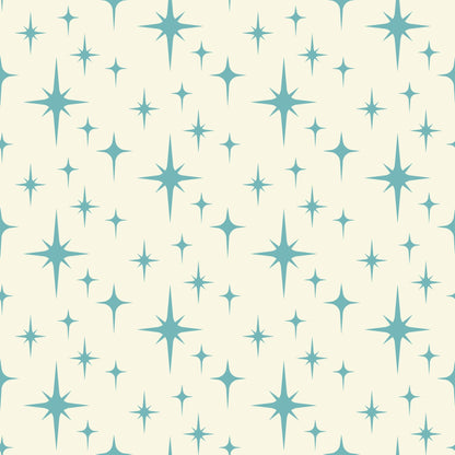 Midcentury Sparkle Pattern 1 Minky Fabric