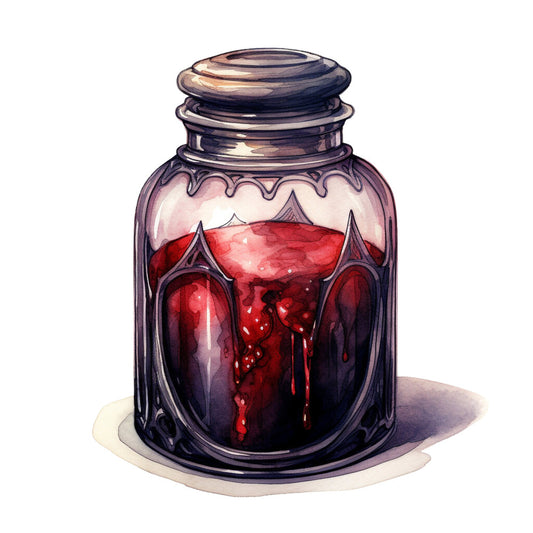 burgundy, deep red, dark red, wine red, crimson, ruby red, gothic, vintage bottle, apothecary jar, potion bottle, witchy, mystical, spooky, halloween, dark academia, elegant, moody, occult, alchemy, witch aesthetic, bottle motif, glass jar, antique, steampunk, gothic victorian, mysterious, dramatic, dark romantic, alternative style