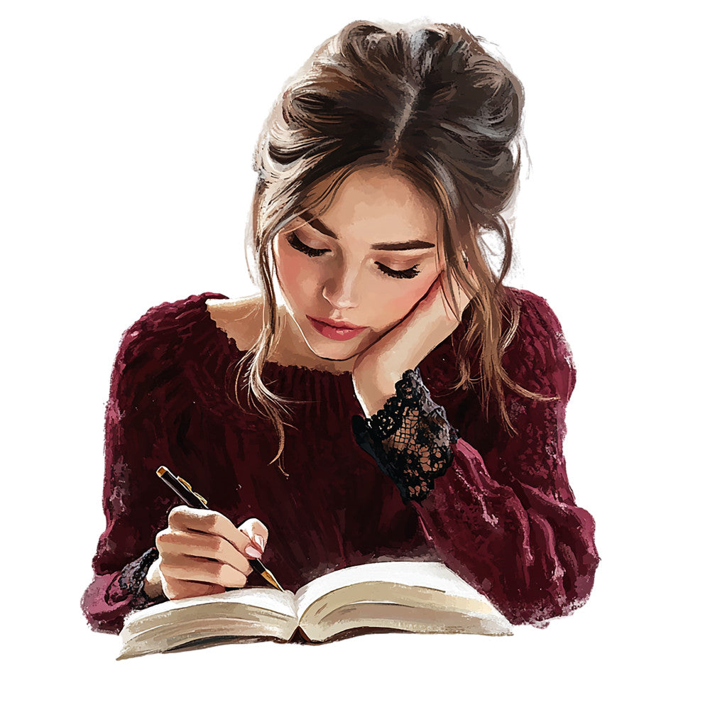 Dark Romance Fabric Panel 19