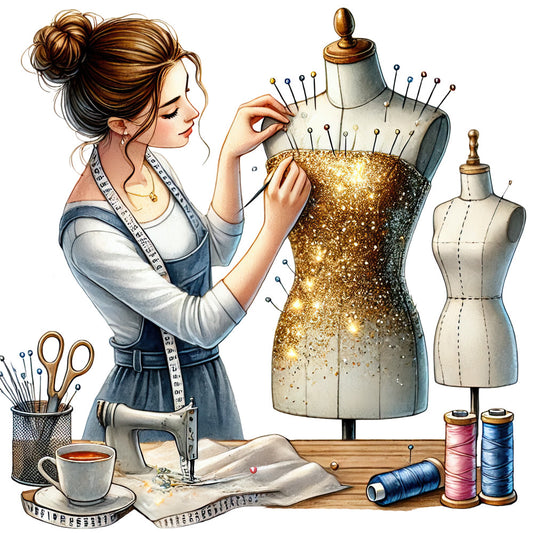 Sewing Scenes Fabric Panel 5