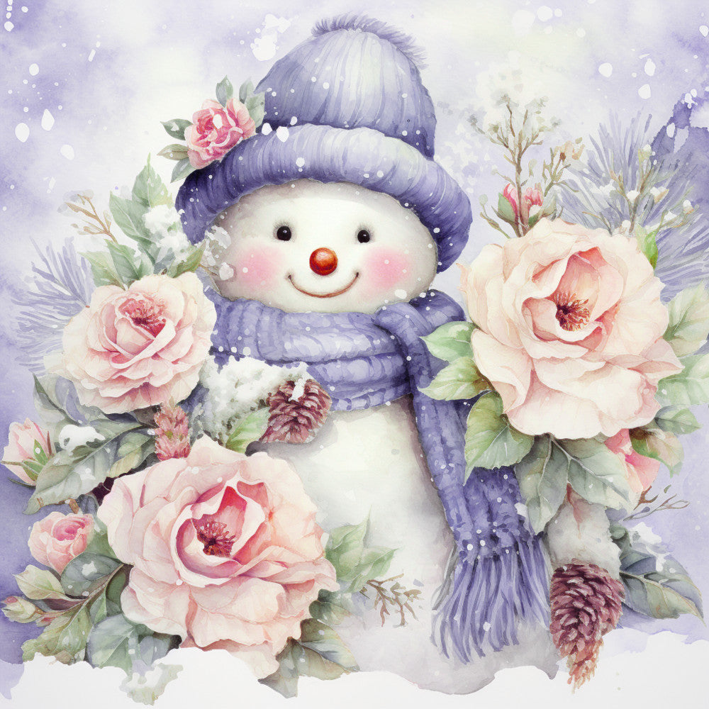 Classic Snowman Fabric Panel 63