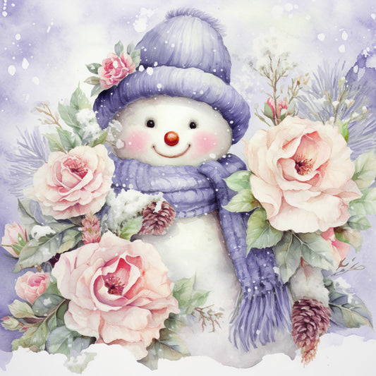Classic Snowman Fabric Panel 63