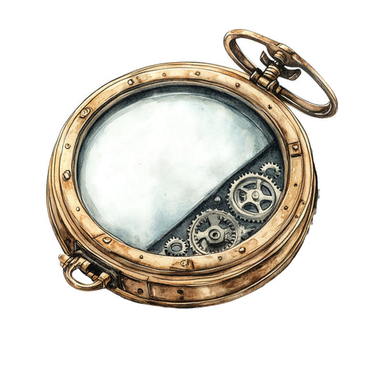 steampunk, vintage, gears, industrial, bronze, copper, brass, antique, mechanical, clockwork, porthole, nautical, adventure, retro, victorian, gear motifs, metal accents, rivets, time travel, brown, tan, cream, beige, elegant, whimsical, imaginative, fantasy, mechanisms, engineered design