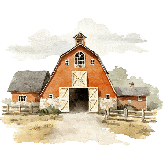 Farmhouse Chicken Decor Fabric Panel 17