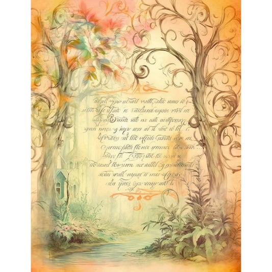 Enchanted Forest Fabric Panel 10