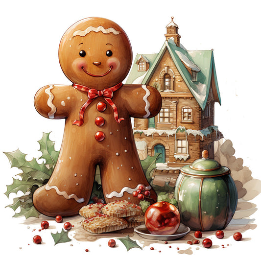 Elegant Christmas Fabric Panel 16