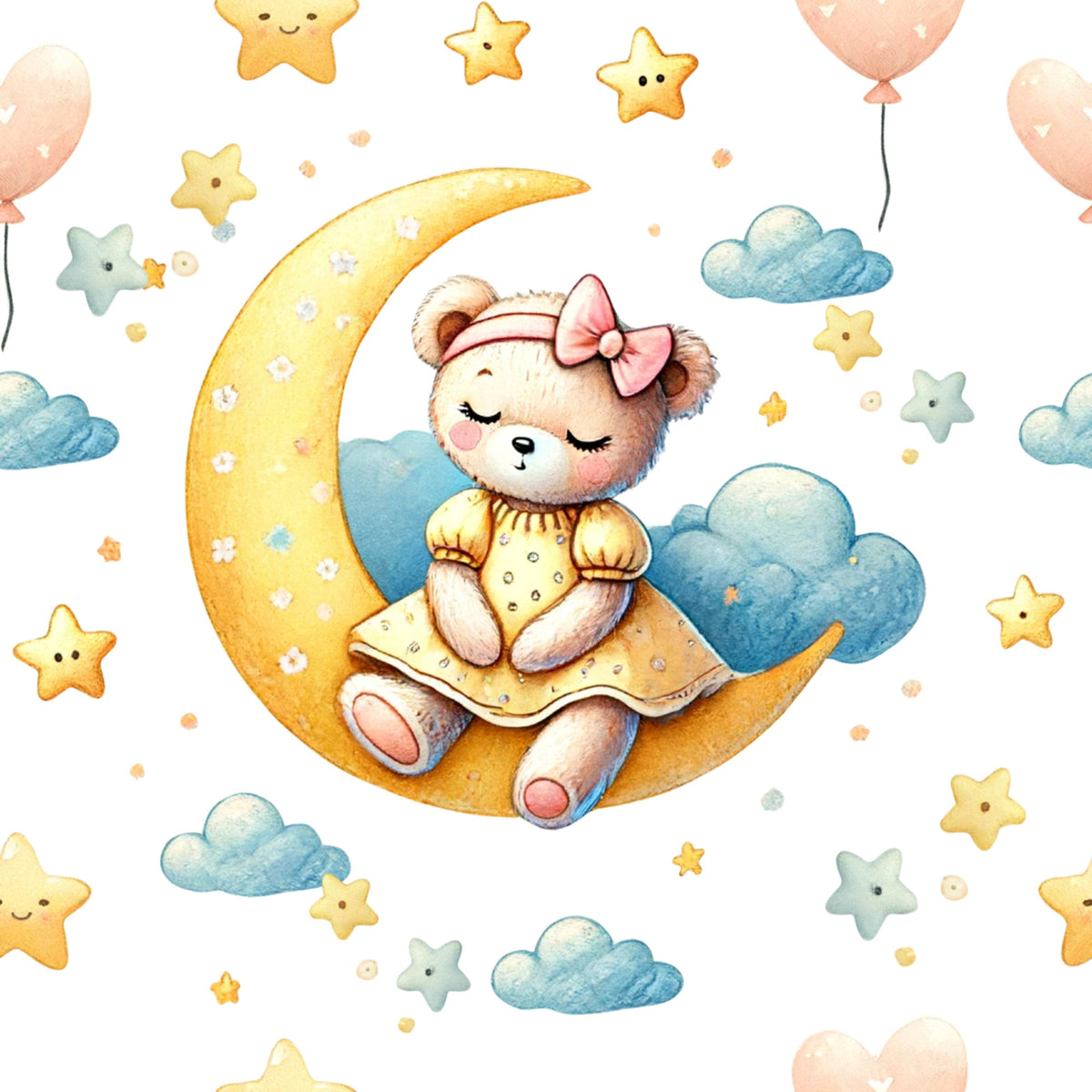 Sunshine Storybook Pattern 3 Minky Fabric