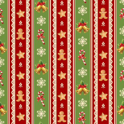 Christmas Love Pattern 7 Quilting Cotton Fabric