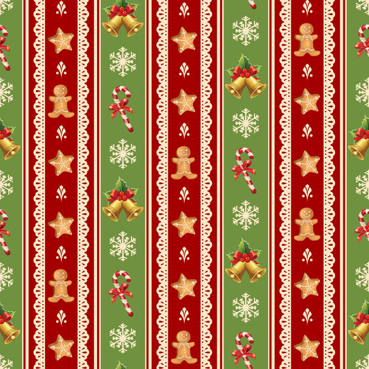 Christmas Love Pattern 7 Quilting Cotton Fabric