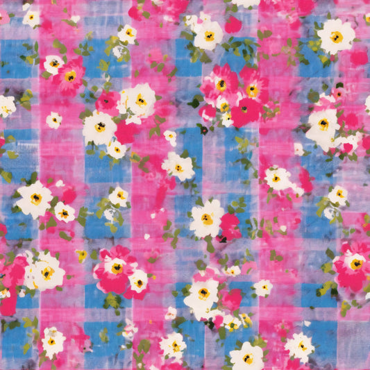Country Girl Plaid Pattern 1 Quilting Cotton Fabric