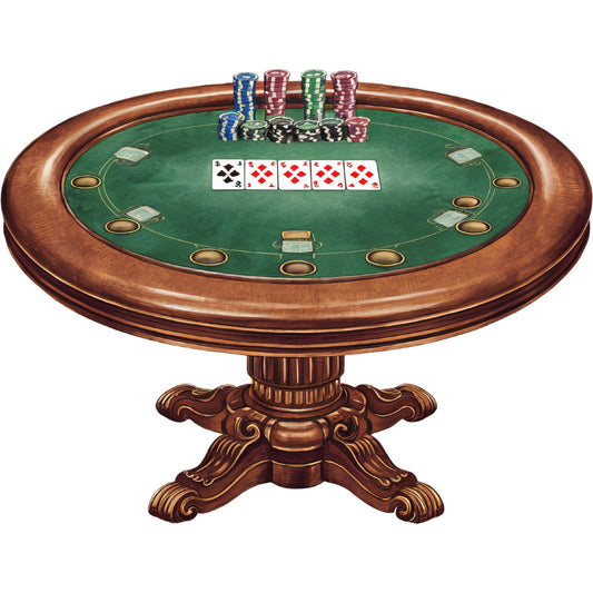 Watercolor Casino Fabric Panel 2