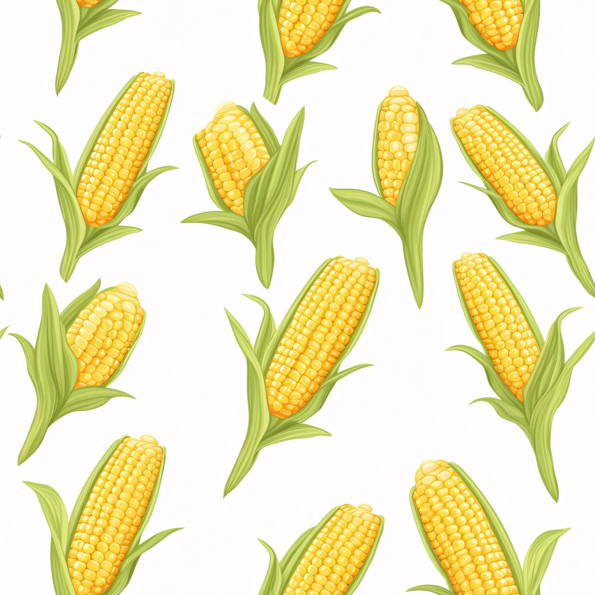 Golden Maize Pattern 7 Minky Fabric