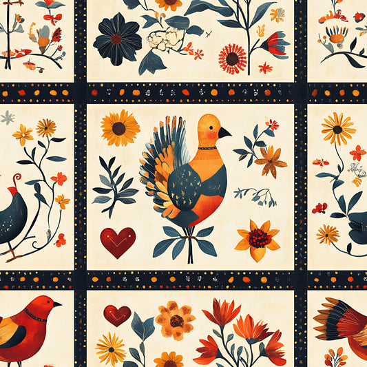 Grateful Threads Pattern 5 Quilting Cotton Fabric