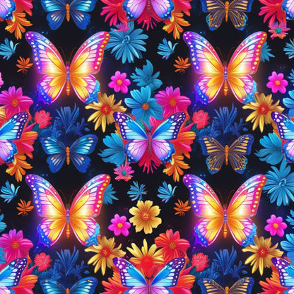 Luminous Wings Pattern 2 Minky Fabric
