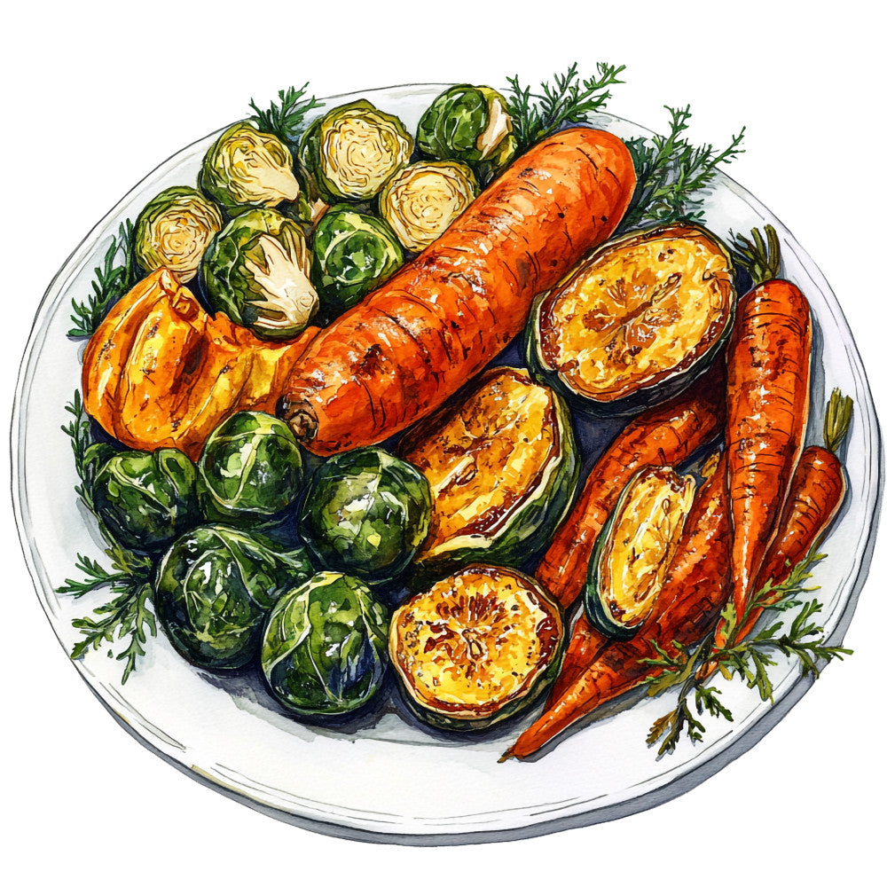 Watercolor Thanksgiving Fabric Panel 15