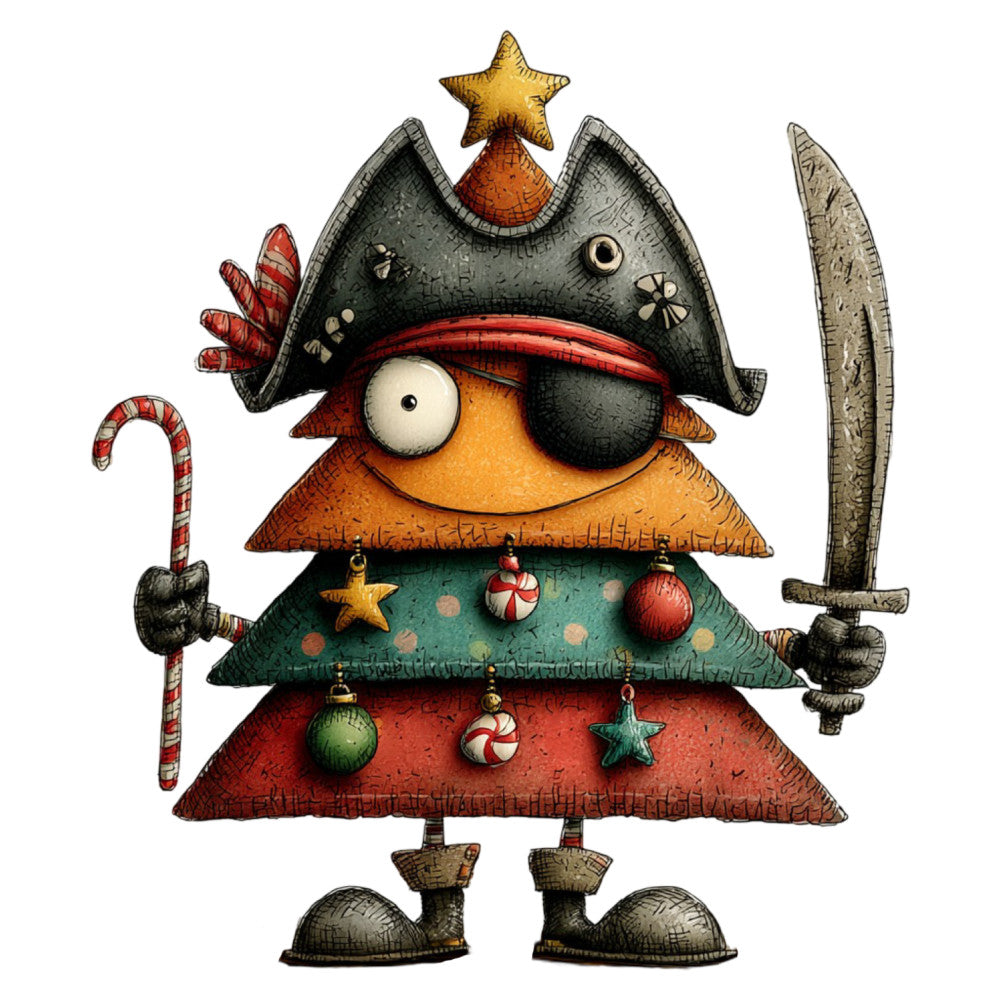 1st Whimsical Christmas Fabric Panel 156