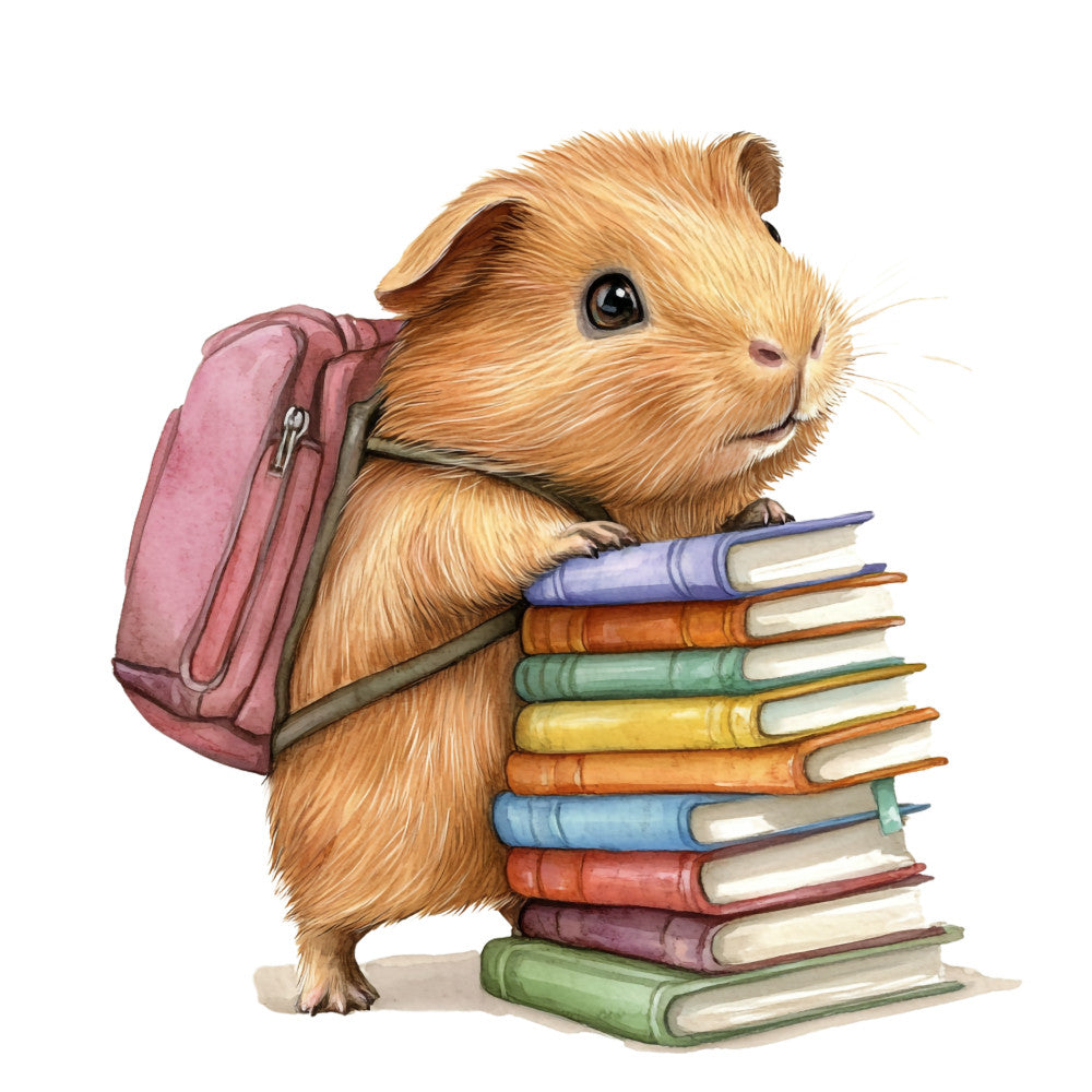 Cute Guinea Pigs Fabric Panel 21