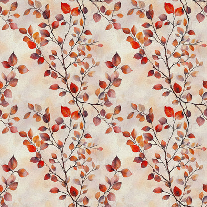 Red Cardinals Pattern 2 Quilting Cotton Fabric