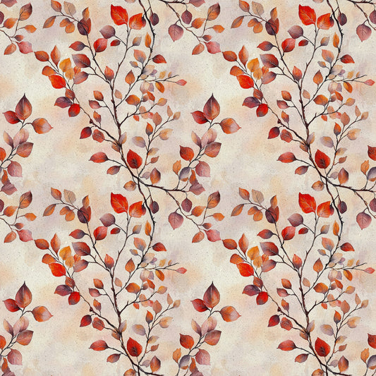 Red Cardinals Pattern 2 Quilting Cotton Fabric
