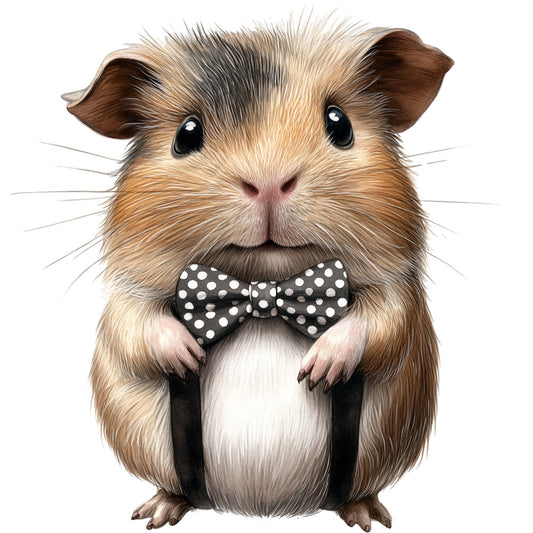 Cute Guinea Pigs Fabric Panel 33
