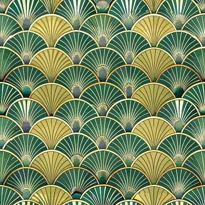 Art Deco Pattern 2 Quilting Cotton Fabric