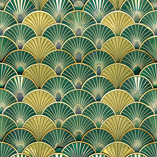 Art Deco Pattern 2 Quilting Cotton Fabric