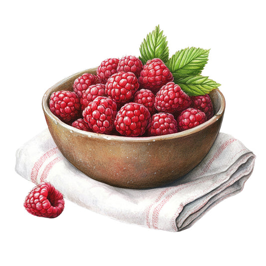 Raspberry Gardens Fabric Panel 28