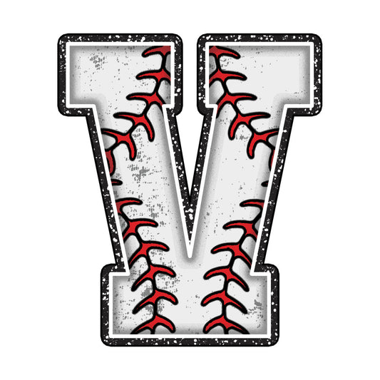 Baseball Alphabet Fabric Panel 31
