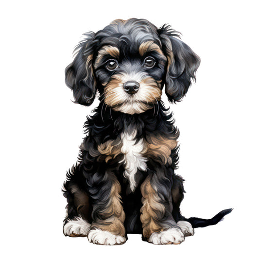 Cute Cavapoos Fabric Panel 40