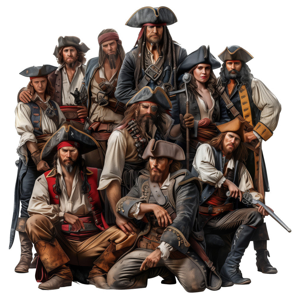 Pirate Jolly Fabric Panel 22