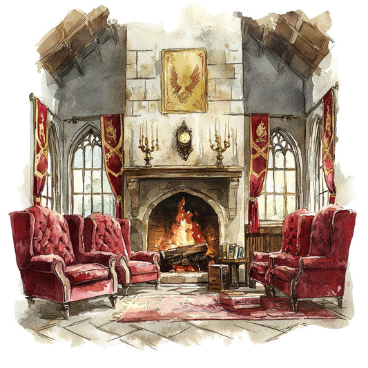 Wizard School Fabric Panel 44