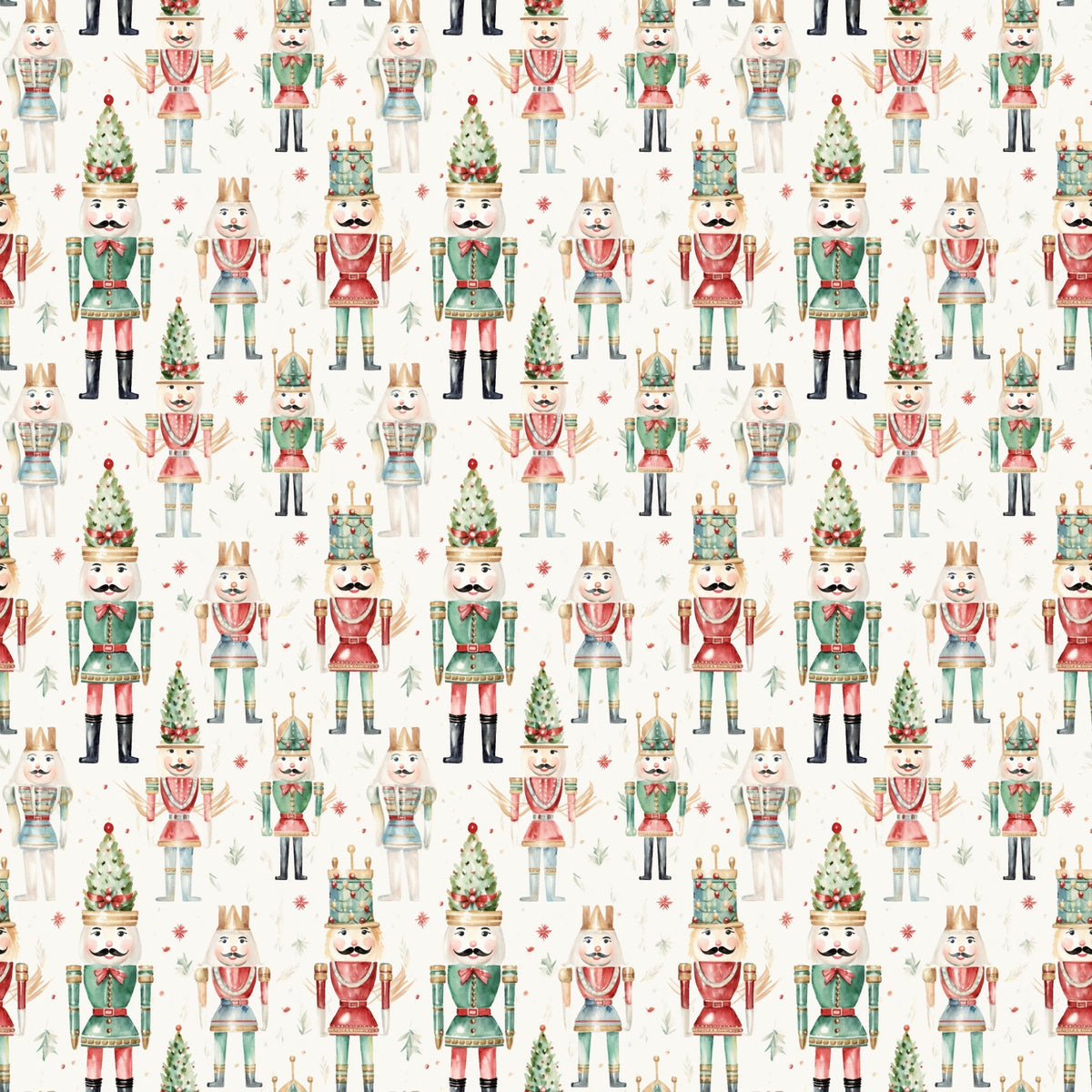 Toy Soldier Parade Pattern 1 Minky Fabric