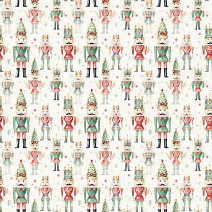 Toy Soldier Parade Pattern 1 Minky Fabric