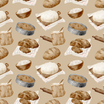 Rustic Bakehouse Pattern 12 Minky Fabric