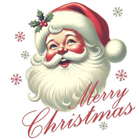 Vintage Christmas Signs Fabric Panel 4