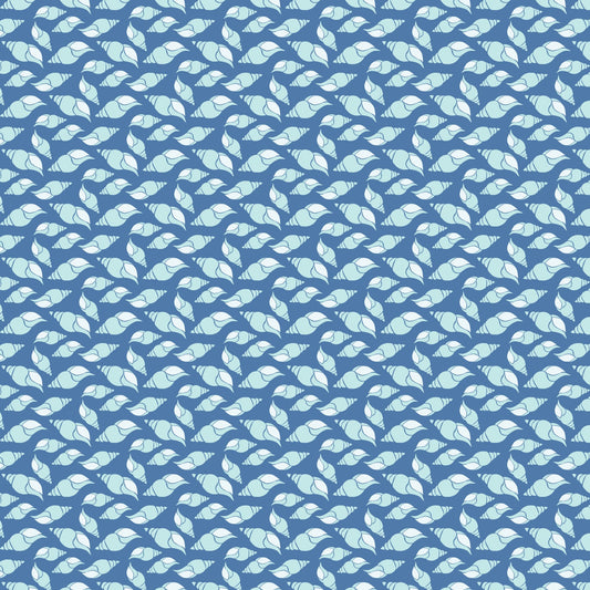 Maritime Blues Pattern 12 Minky Fabric