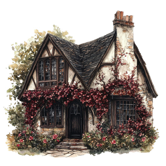 Gothic Cottage Fabric Panel 14