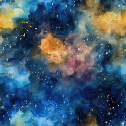 Swirling Skies Pattern 15 Minky Fabric